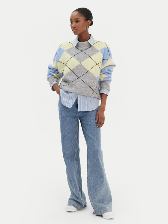 Tommy Hilfiger Tommy Hilfiger Megztinis WW0WW47464 Spalvota Relaxed Fit