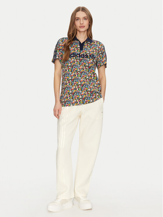 adidas adidas Tricou polo Liberty London Football JC7786 Colorat Loose Fit