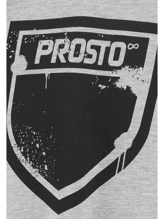 PROSTO. PROSTO. Bluza Splash Shield Szary Regular Fit