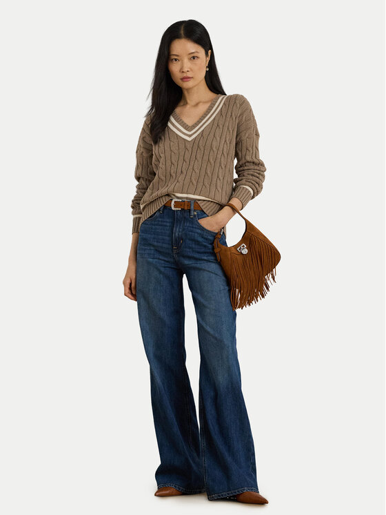 LAUREN RALPH LAUREN LAUREN RALPH LAUREN Пуловер 200979662002 Кафяв Relaxed Fit