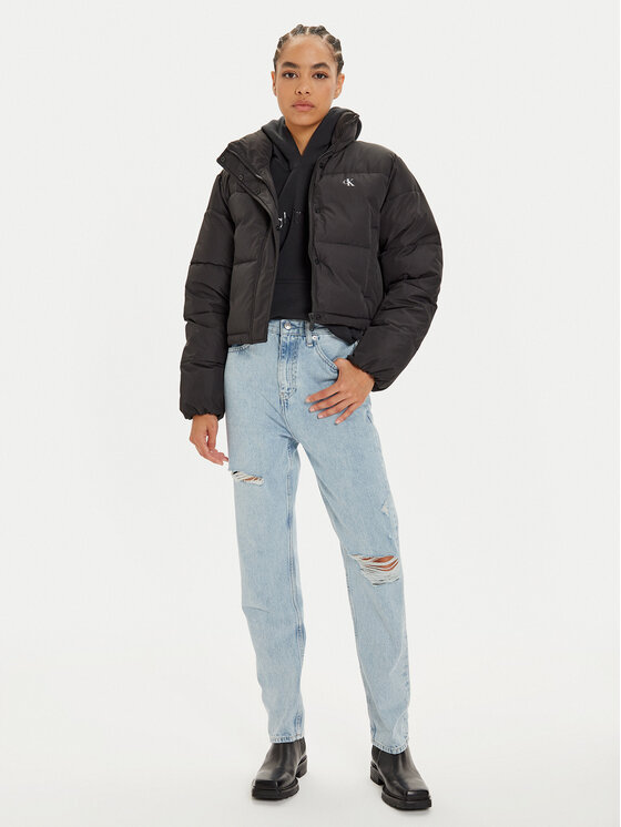 Calvin Klein Jeans Calvin Klein Jeans Žieminė striukė J20J224615 Juoda Regular Fit
