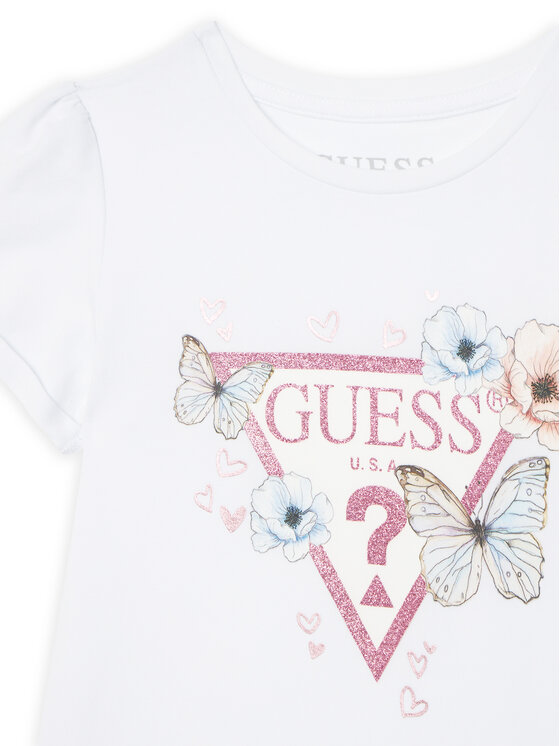 Guess Guess Набір футболка та спідниця K6RG07 K6YW0 Білий Regular Fit