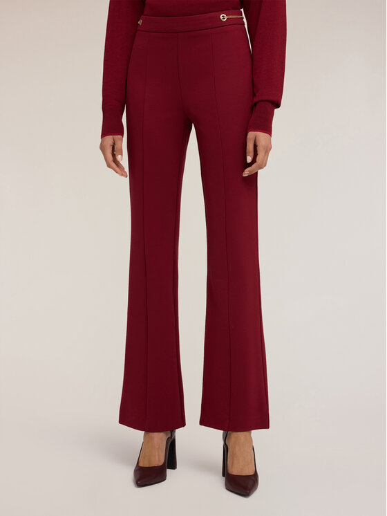 Motivi Motivi Pantaloni di tessuto P094Q004173N036 Bordeaux Flare Fit