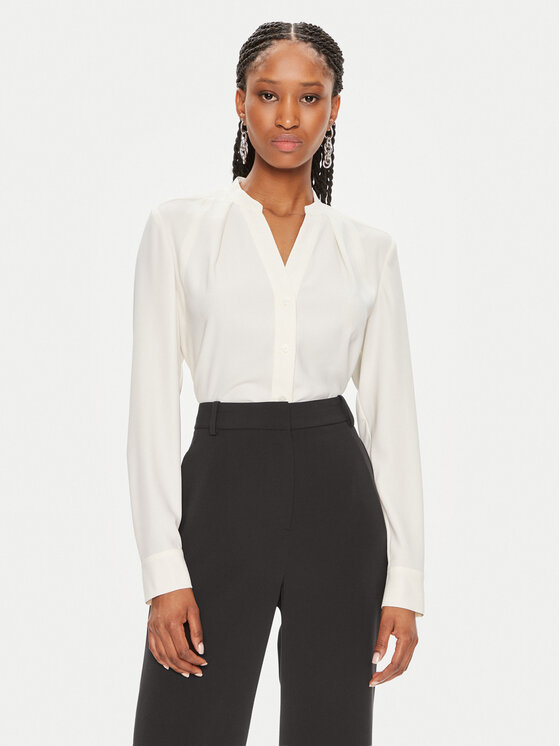 Calvin Klein Calvin Klein Košeľa K20K207167 Écru Regular Fit