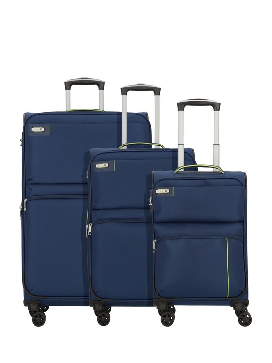 D&N D&N Komplet walizek 162295 Błękitny