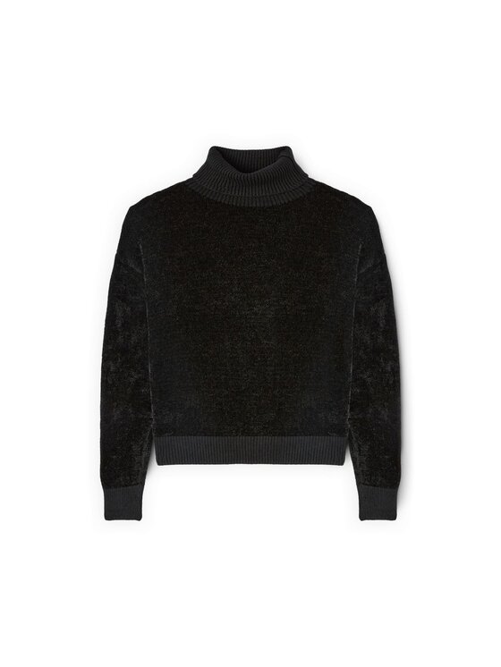 Motivi Motivi Sweter M191E002213N033 Czarny Regular Fit