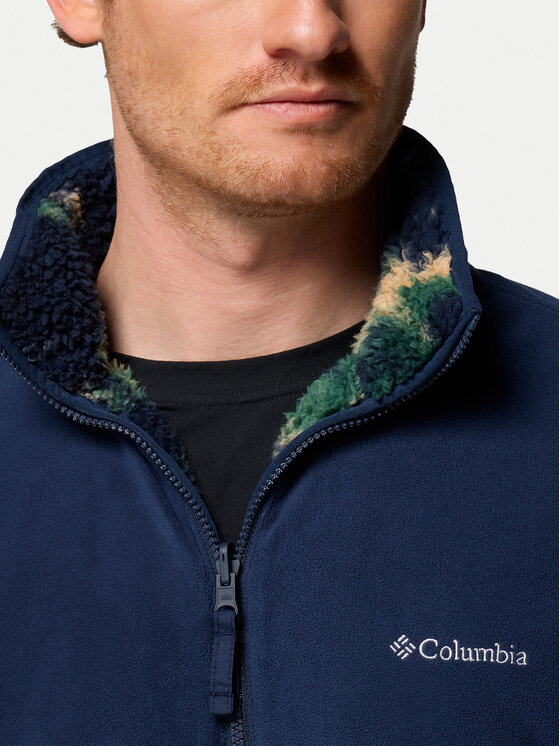 Columbia Columbia Fleecová mikina Winter Pass™ Reversible 2135651 Modrá Regular Fit