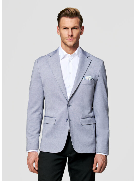 Pako Lorente Pako Lorente Marynarka P26SF-3X-016 Niebieski Slim Fit