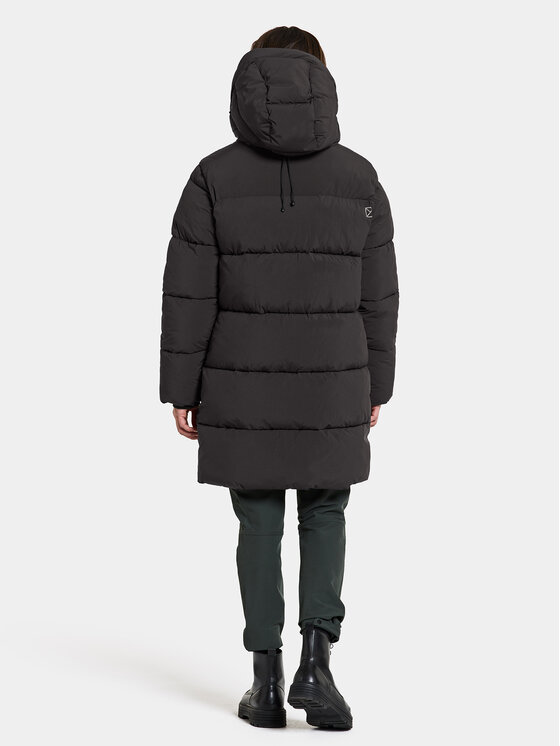 Didriksons Didriksons Kurtka zimowa Nomi Wns Parka 3 504832 Czarny Regular Fit