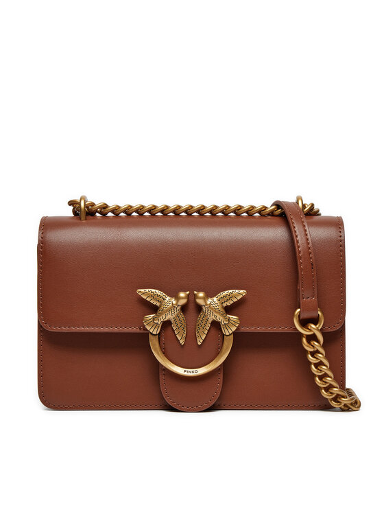 PINKO Pinko Kabelka Love One Mini Dc AI 24-25 PLTT 100074 A0F1 Hnědá