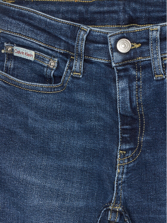 Calvin Klein Jeans Calvin Klein Jeans Jeans hlače IB0IB02303 Mornarsko modra Regular Fit