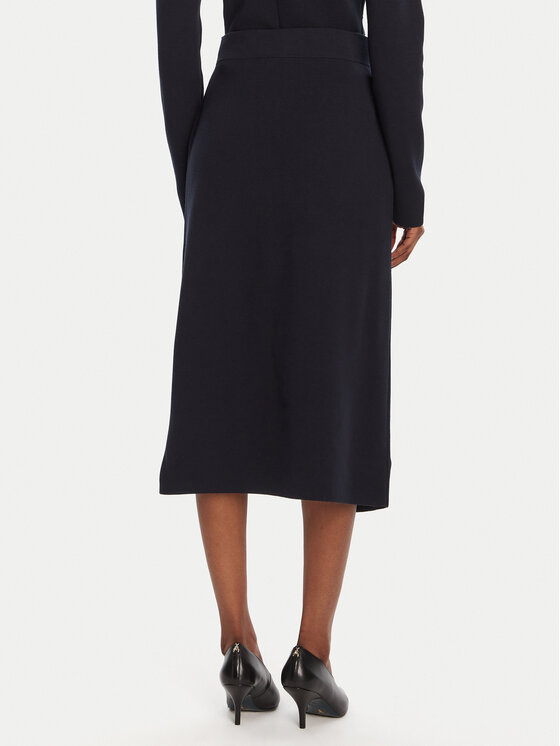BOSS BOSS Midi szoknya Feliora 50542878 Sötétkék Regular Fit