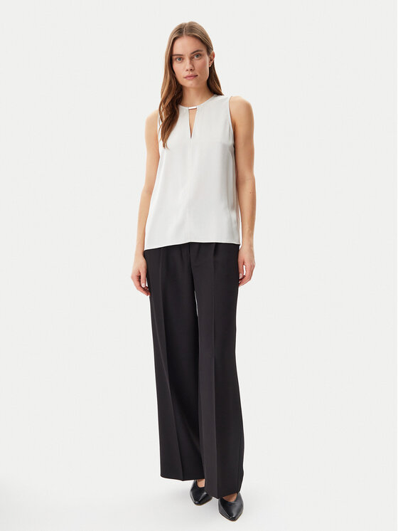 Calvin Klein Calvin Klein Top K20K208190 Szary Regular Fit