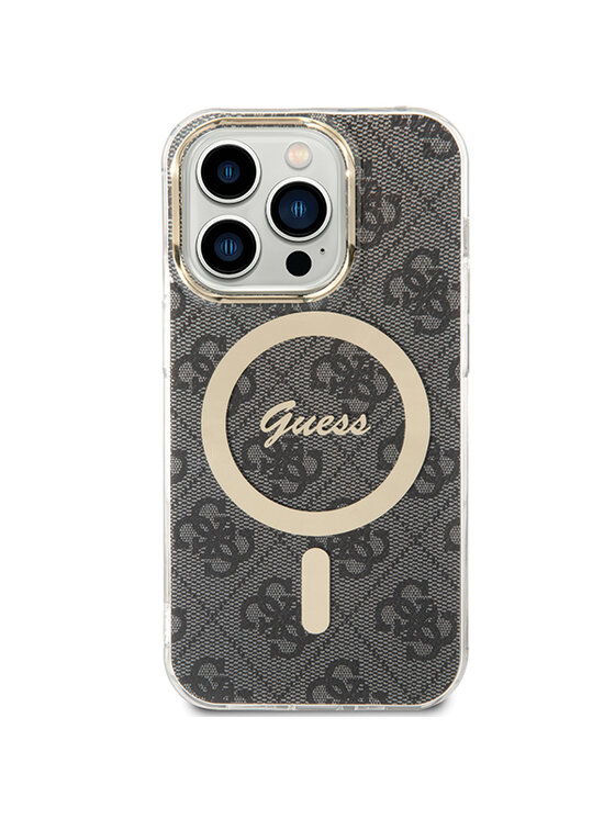 Guess Guess Etui na telefon iPhone 15 Pro Czarny