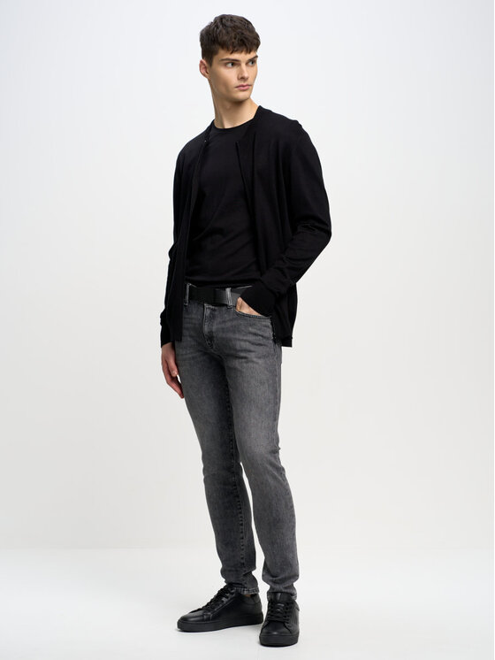BIG STAR BIG STAR Jeansy DERIC_993_190 Czarny Skinny Fit
