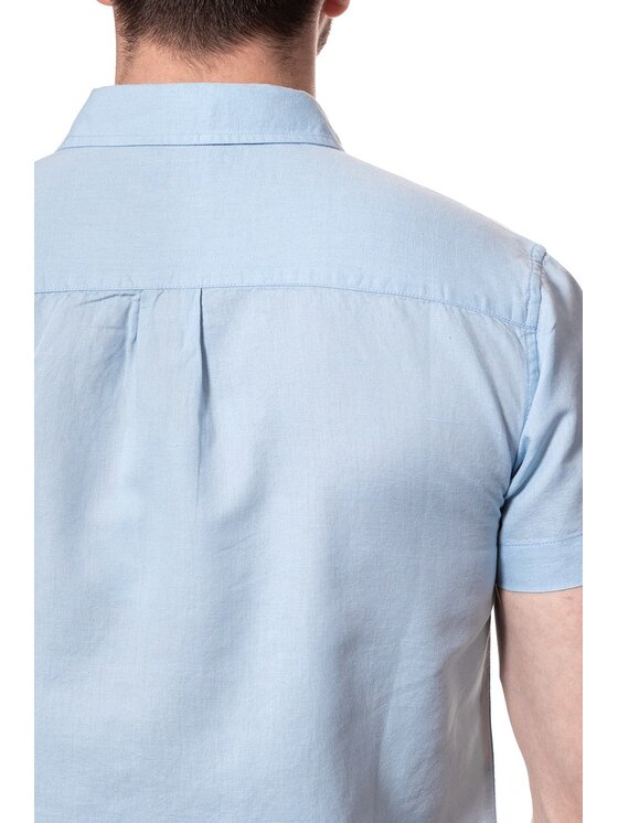 Wrangler Wrangler Camicia SS 1PKT SHIRT Blu Regular Fit