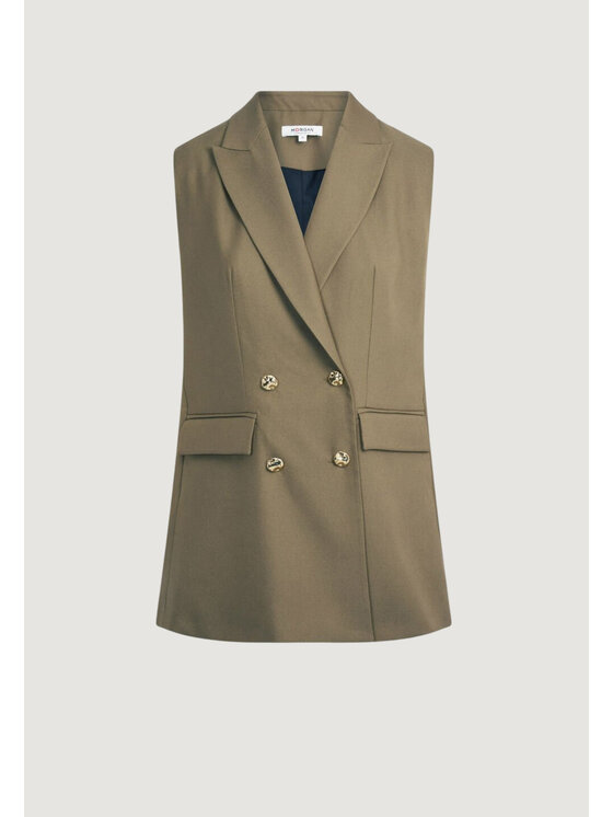 Morgan De Toi Morgan De Toi Gilet da completo 261-VFIDI.F Verde Modern Fit