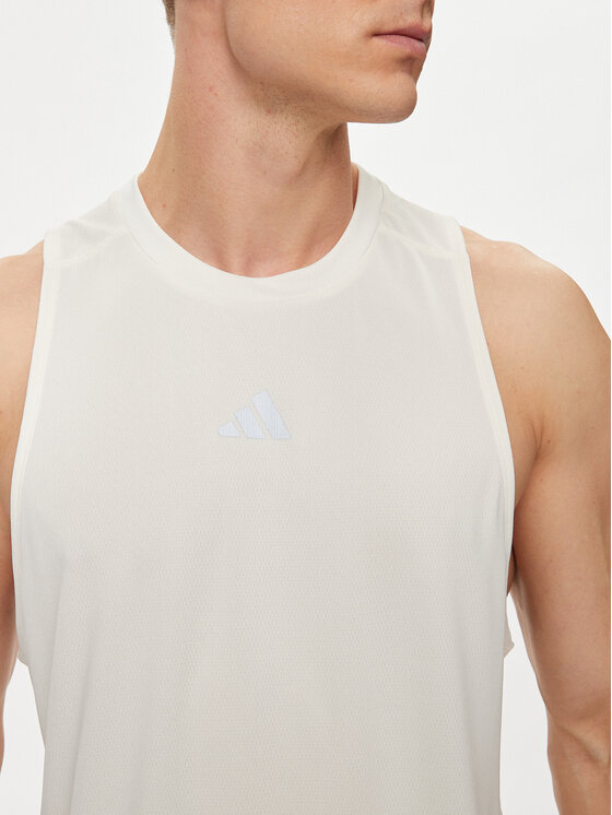 adidas adidas Funkčné tričko IS3716 Écru Regular Fit