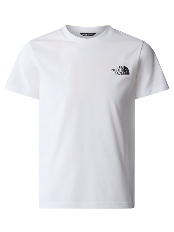 The North Face The North Face Póló Simple Dome NF0A87T4 Fehér Regular Fit