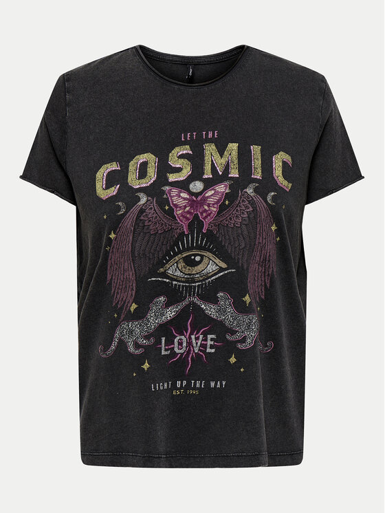 ONLY ONLY T-Shirt Lucy 15336965 Μαύρο Regular Fit