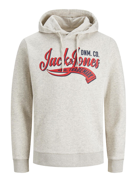 Jack&Jones Jack&Jones Majica dugih rukava Logo 12233597 Siva Standard Fit