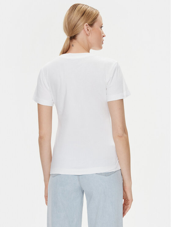 Calvin Klein Jeans Calvin Klein Jeans T-shirt Monologo J20J222564 Bijela Slim Fit