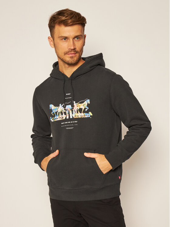 Felpa 19491-0124 Nero Regular Fit