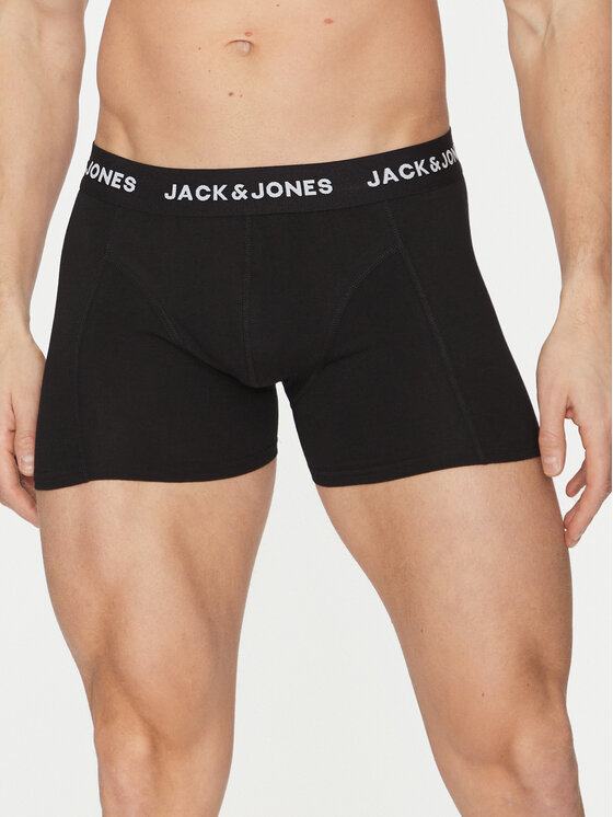 Jack&Jones Jack&Jones 3er-Set Boxershorts Solid 12254363 Schwarz