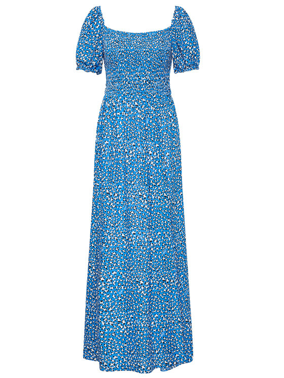 Tommy Jeans Tommy Jeans Kleid für den Alltag Leo Print DW0DW09841 Blau Regular Fit