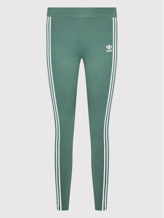 adidas adidas Legíny 3 Stripes HE0405 Zelená Slim Fit