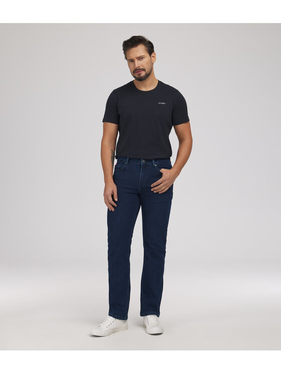 Lee Cooper Lee Cooper Jeansy JEANS M LC118 3205 BLUE BLACK Niebieski Regular Fit