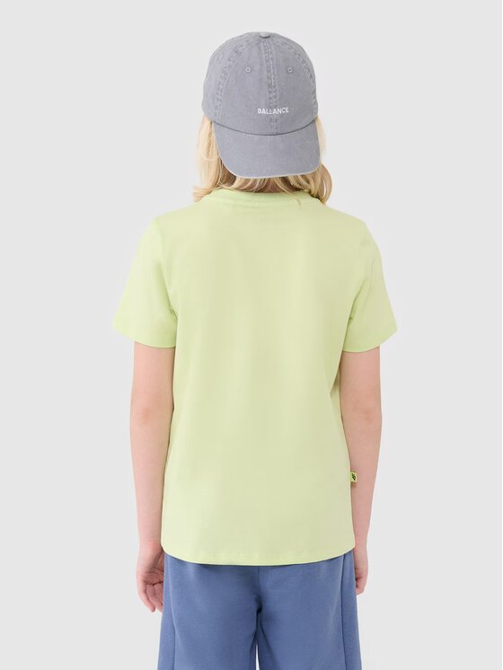 4F 4F T-Shirt 4FJWSS25TTSHM2186-45N Zielony Regular Fit