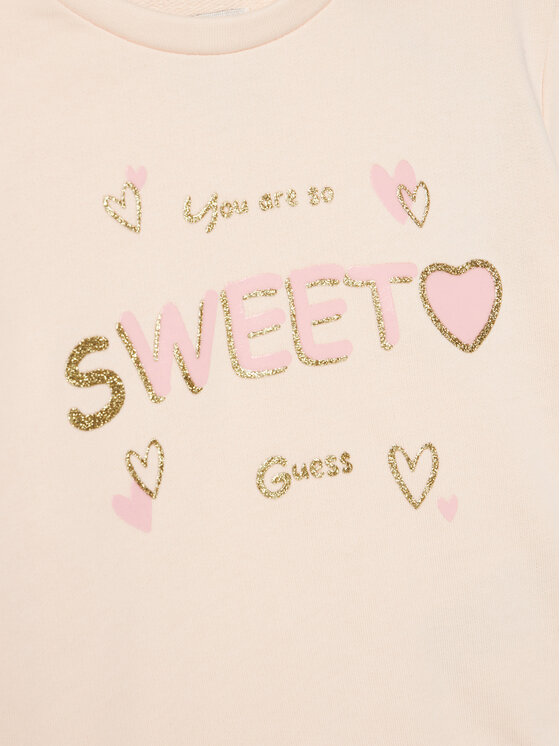 Guess Guess Felpa K5GQ01 KA6R4 Rosa Regular Fit