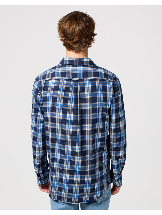 Wrangler Wrangler Koszula LS 1 PKT SHIRT Kolorowy Regular Fit