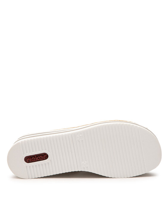 Rieker Rieker Ciabatte V0250-80 Bianco