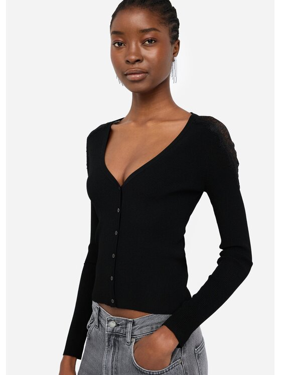 Liu Jo Liu Jo Cardigan CF5159MS46M22222 Nero Regular Fit