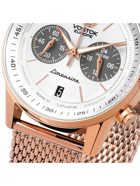 Vostok Europe Vostok Europe Zegarek VK64-560B692B Różowe złoto