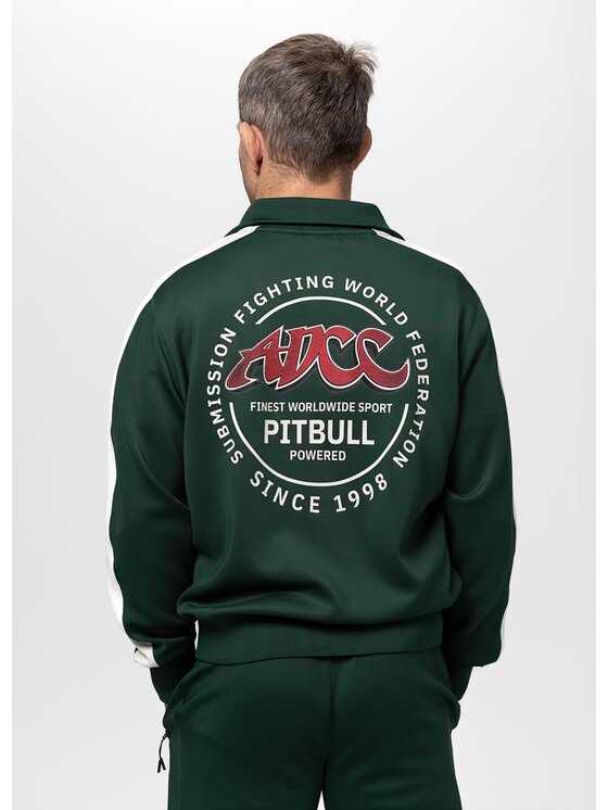 PITBULL PITBULL Bluza ADCC SAN DIEGO CA Zielony Regular Fit