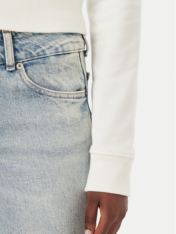 Tommy Jeans Tommy Jeans Μπλούζα Flag DW0DW23535 Λευκό Slim Fit