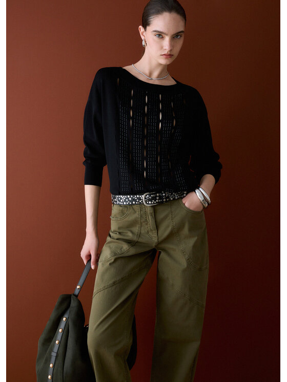 Liu Jo Liu Jo Maglione CF6002MS55N22222 Nero Regular Fit