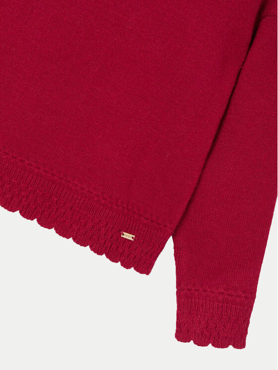 Mayoral Mayoral Sweter 4355 Czerwony Regular Fit