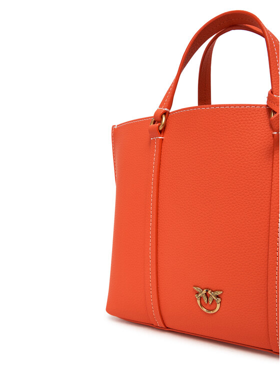 PINKO PINKO Ročna torba Carrie Shopper Classic AI 24-25 PLTT 102833 Rdeča