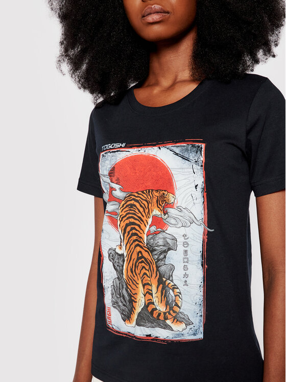 T-shirt Tiger D Ts 1 Nero Regular Fit