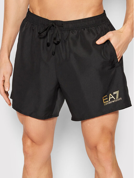 EA7 Emporio Armani EA7 Emporio Armani Шорти для плавання 902000 CC721 00120 Чорний Regular Fit