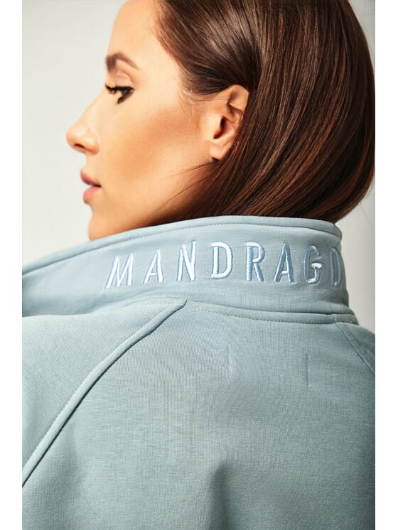 MANDRAGORA MANDRAGORA Mikina Cargo Modrá Regular Fit