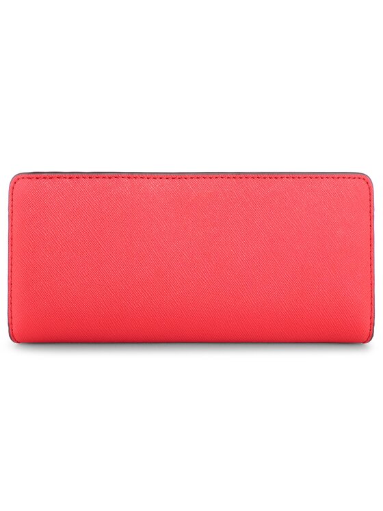 Tory Burch Portefeuille femme grand format Robinson Slim Wallet 52704 Rouge  • 