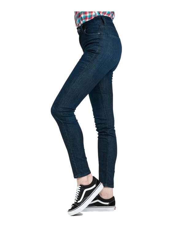 Lee Lee Jeansy L626SLKC Granatowy Skinny Fit