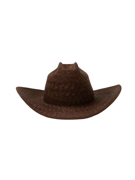 Paris+Hendzel Paris+Hendzel Kapelusz Dark Chocolate Cowboy Hat Small Brim Brązowy
