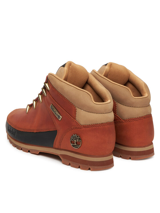 Timberland Timberland Turistická obuv Euro Sprint Mid Lace TB0A2K84EJD1 Hnědá