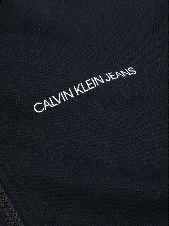 Calvin Klein Jeans Calvin Klein Jeans Pulóver Foil Block Raglan IG0IG00435 Fekete Regular Fit